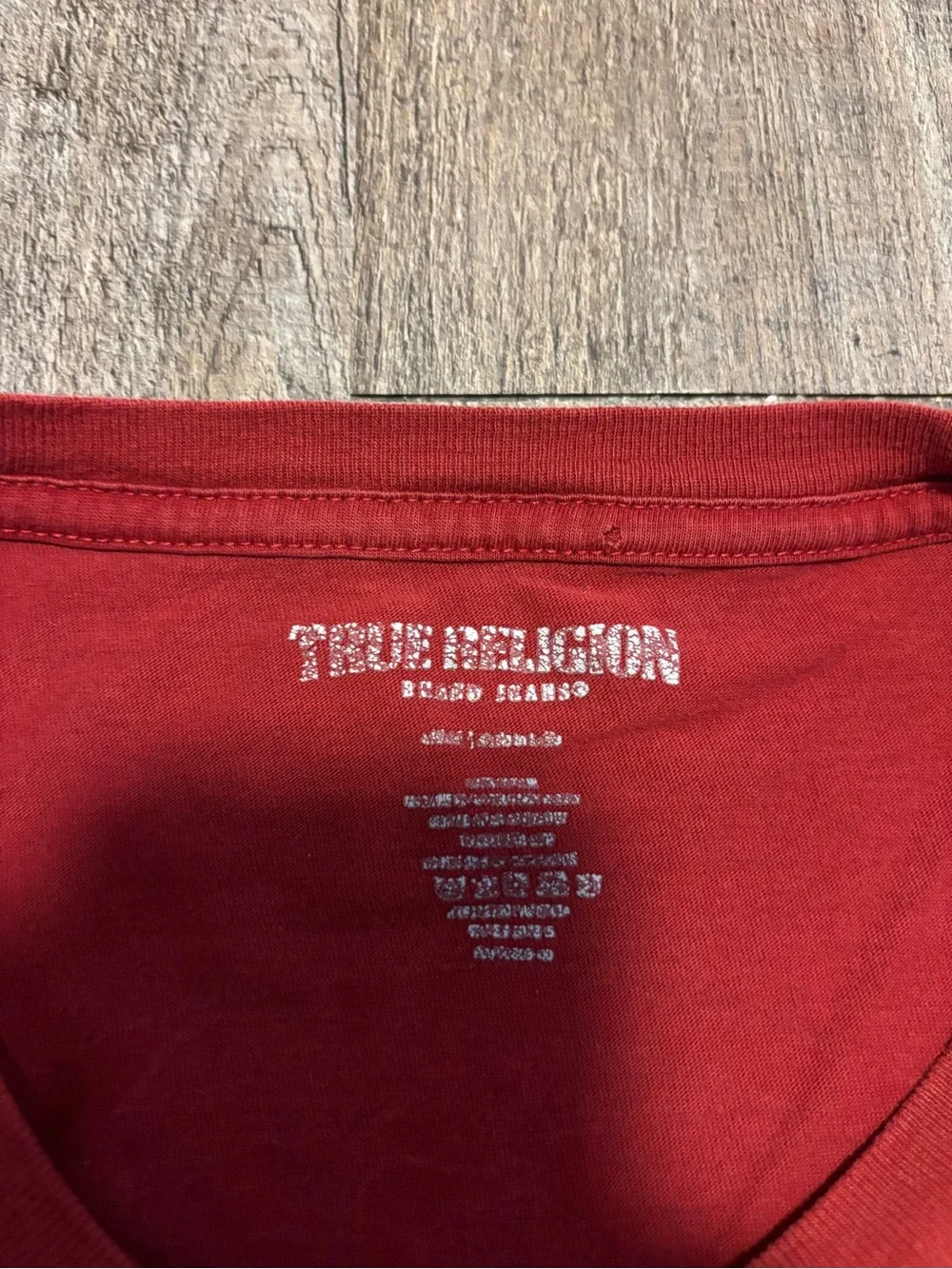 True Religion Horseshoe / Buddha Logo Tee Shirt